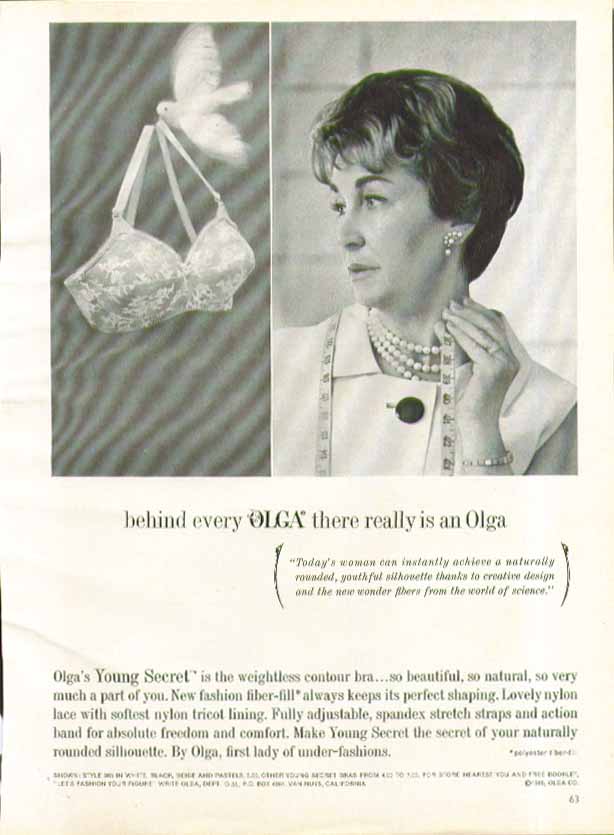 Let yourself show! Maidenform Sweet Nothing bra ad 1965