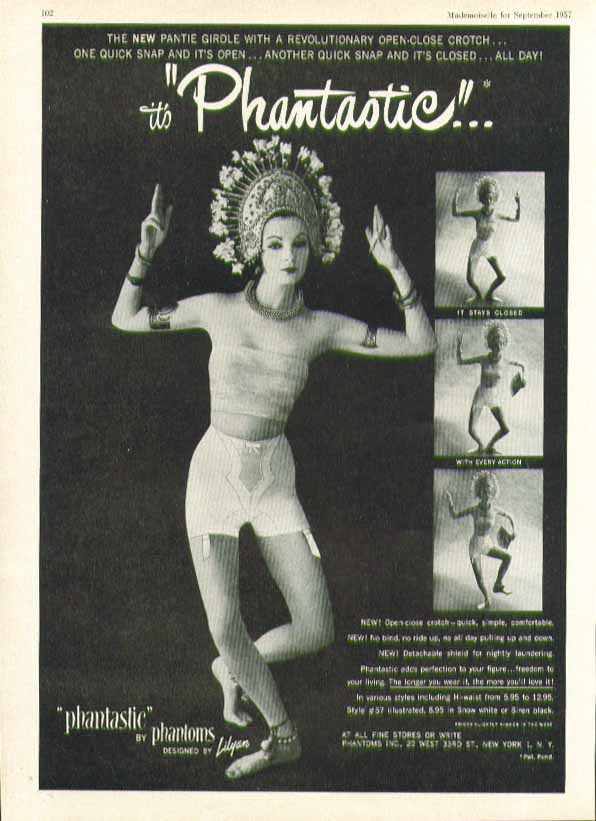 1957 VTG Orig Magazine Ad FORMFIT Girdles For Figure That Makes