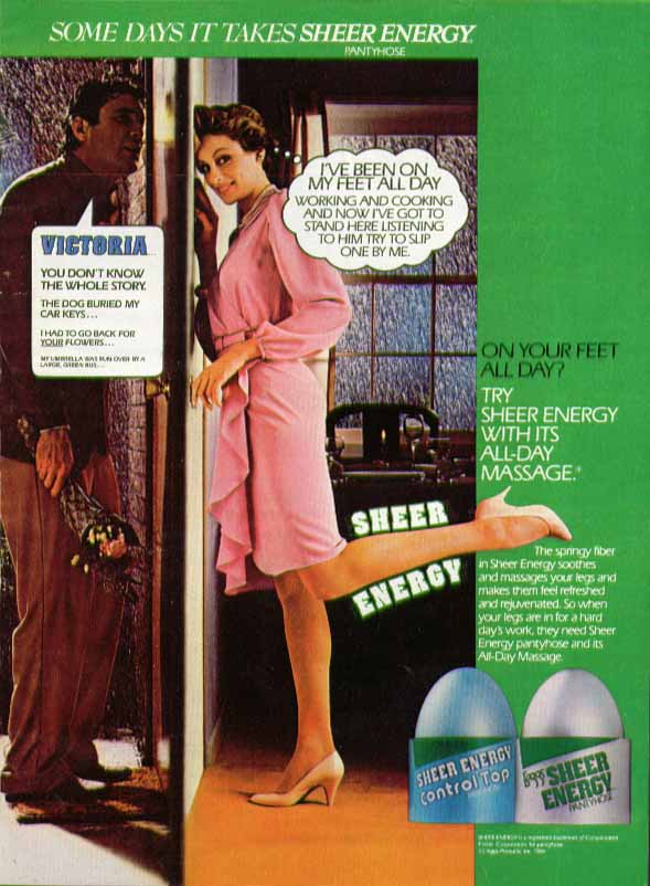 1981 L'eggs Sheer Energy Pantyhose Ad - Like Dancing on eBid United States