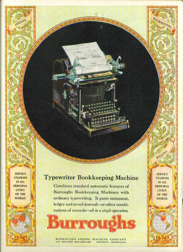 Burroughs Bookkeeping Machine