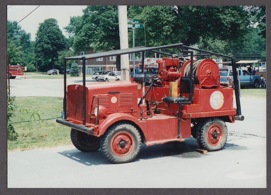 Hose Reel and Construction on a Fire Truck Stock Image - Image of back,  construction: 156578327