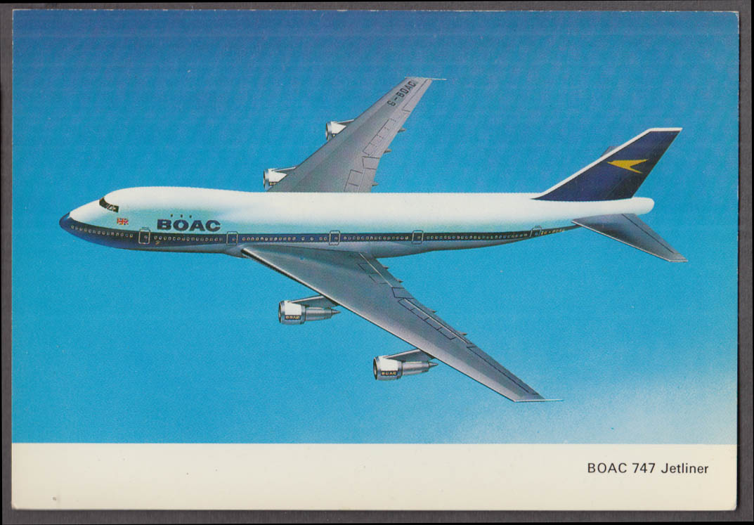 British Overseas Airways Corporation Boac Boeing 747 Specifications 