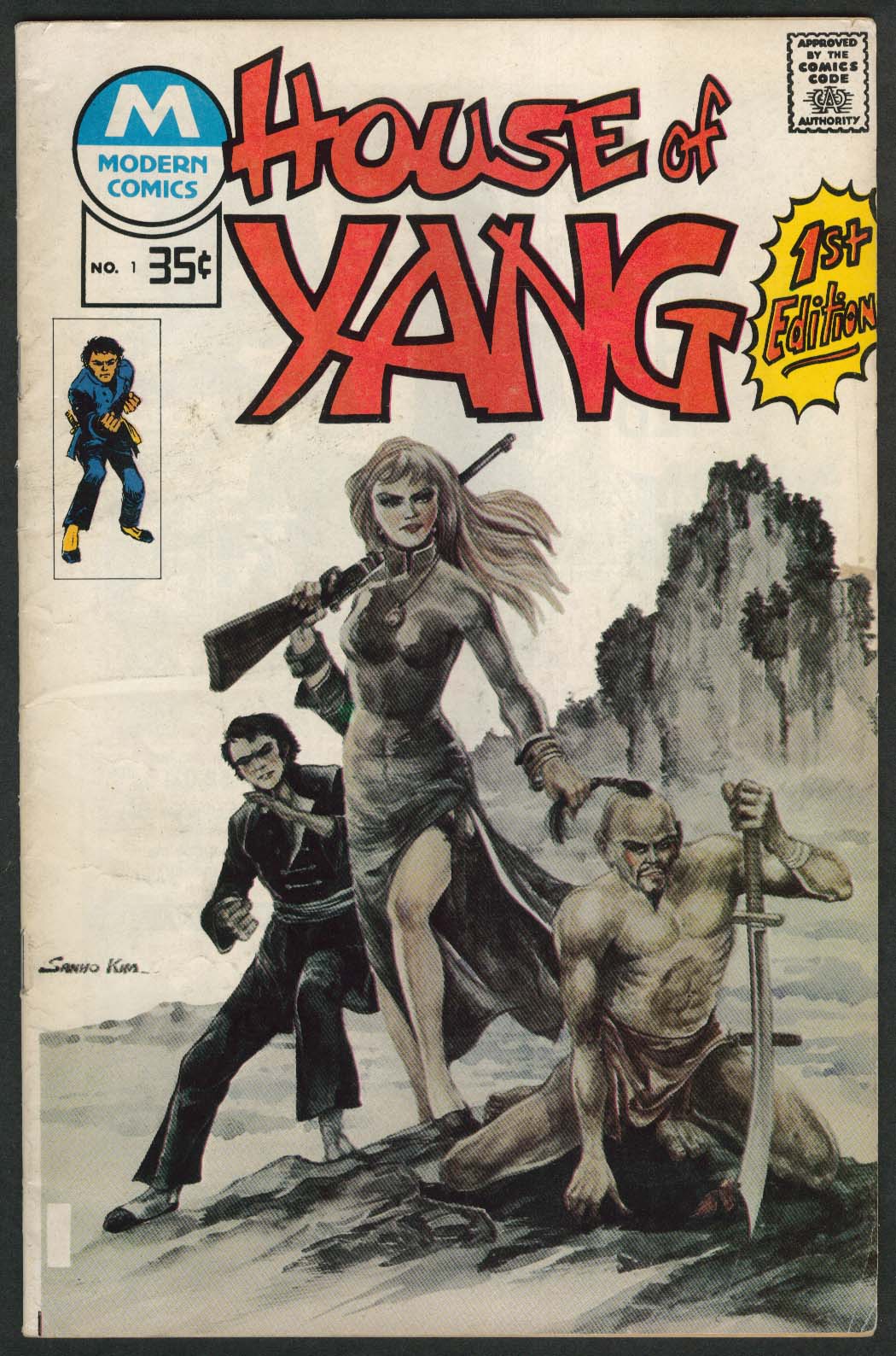 HOUSE OF YANG #1 Modern comic book 1978