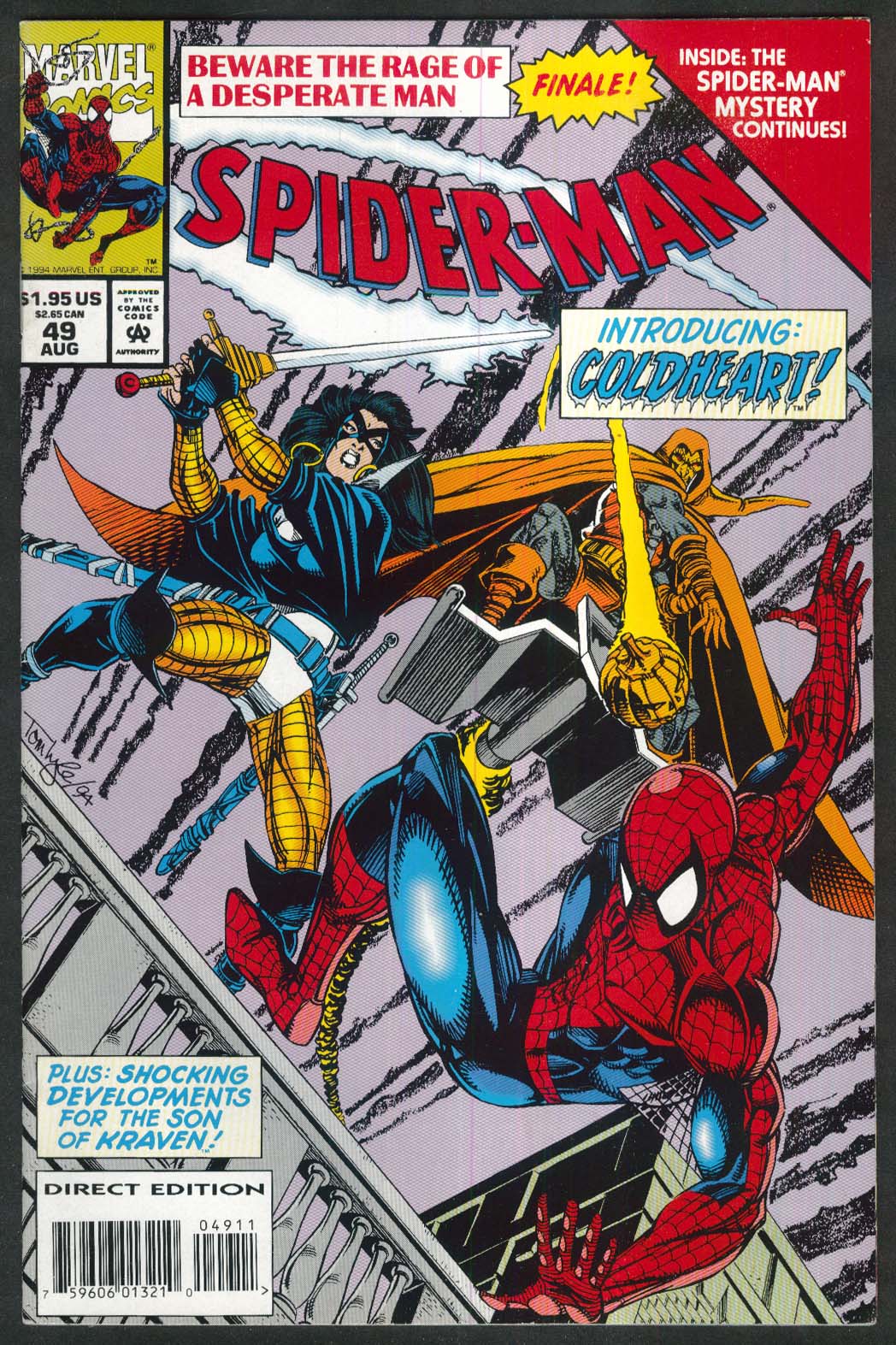 Spider-man #49 Marvel Comic Book 8 1994