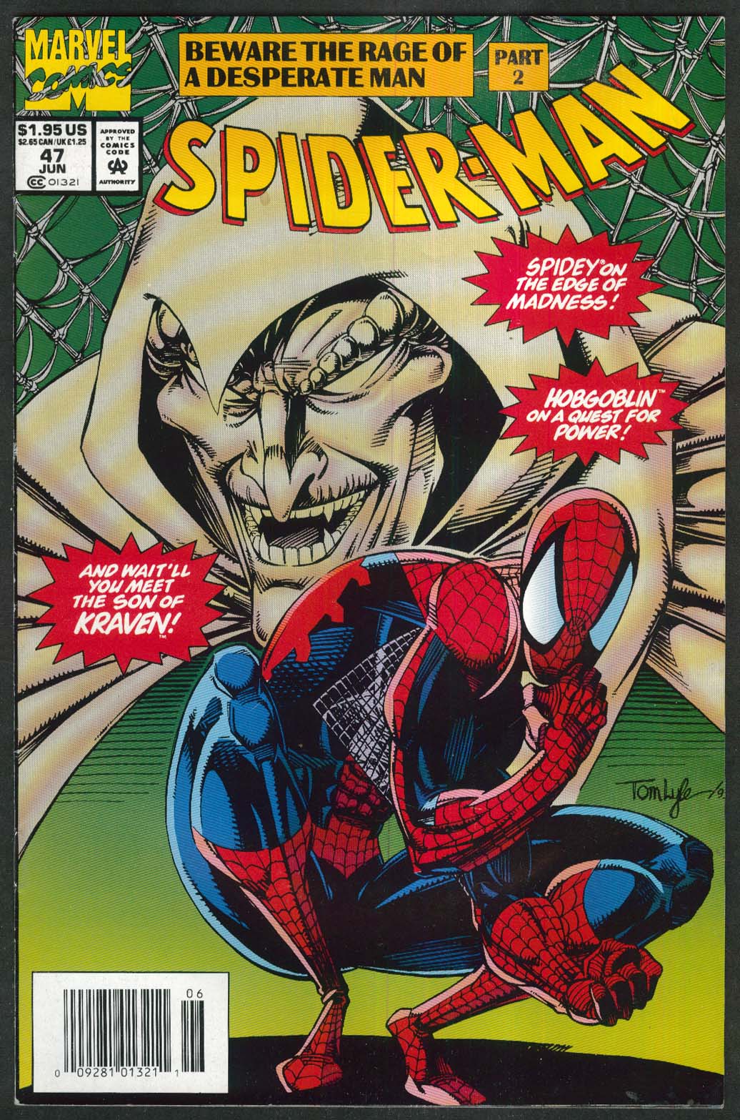 SPIDERMAN 47 Marvel comic book 6 1994