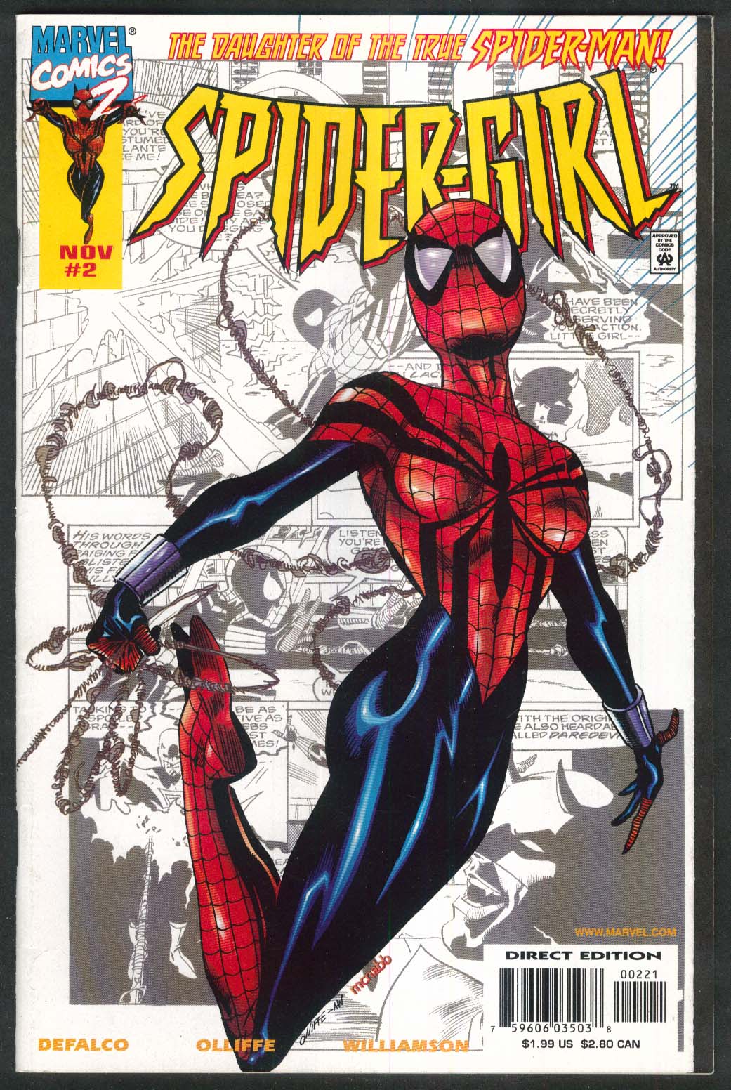 Spider Girl 2 Marvel Comic Book 11 1998