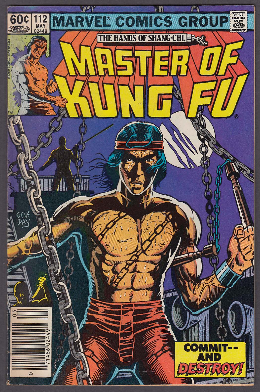 MASTER Of KUNG FU 112 Marvel Comic Book 5 1982