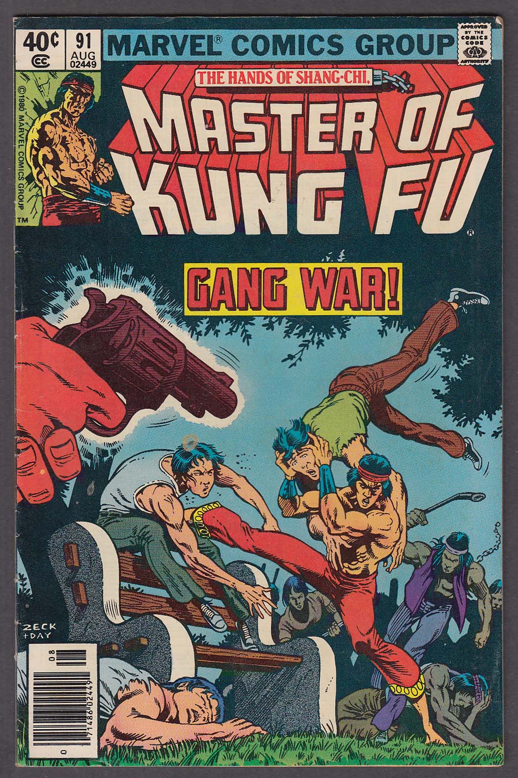 master of kung fu comic