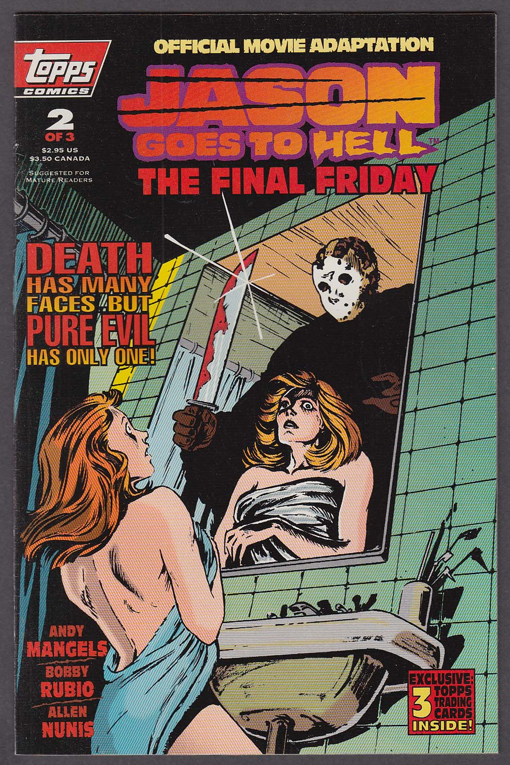 Jason Goes To Hell The Final Friday 2 Topps Comic Book 8 1993