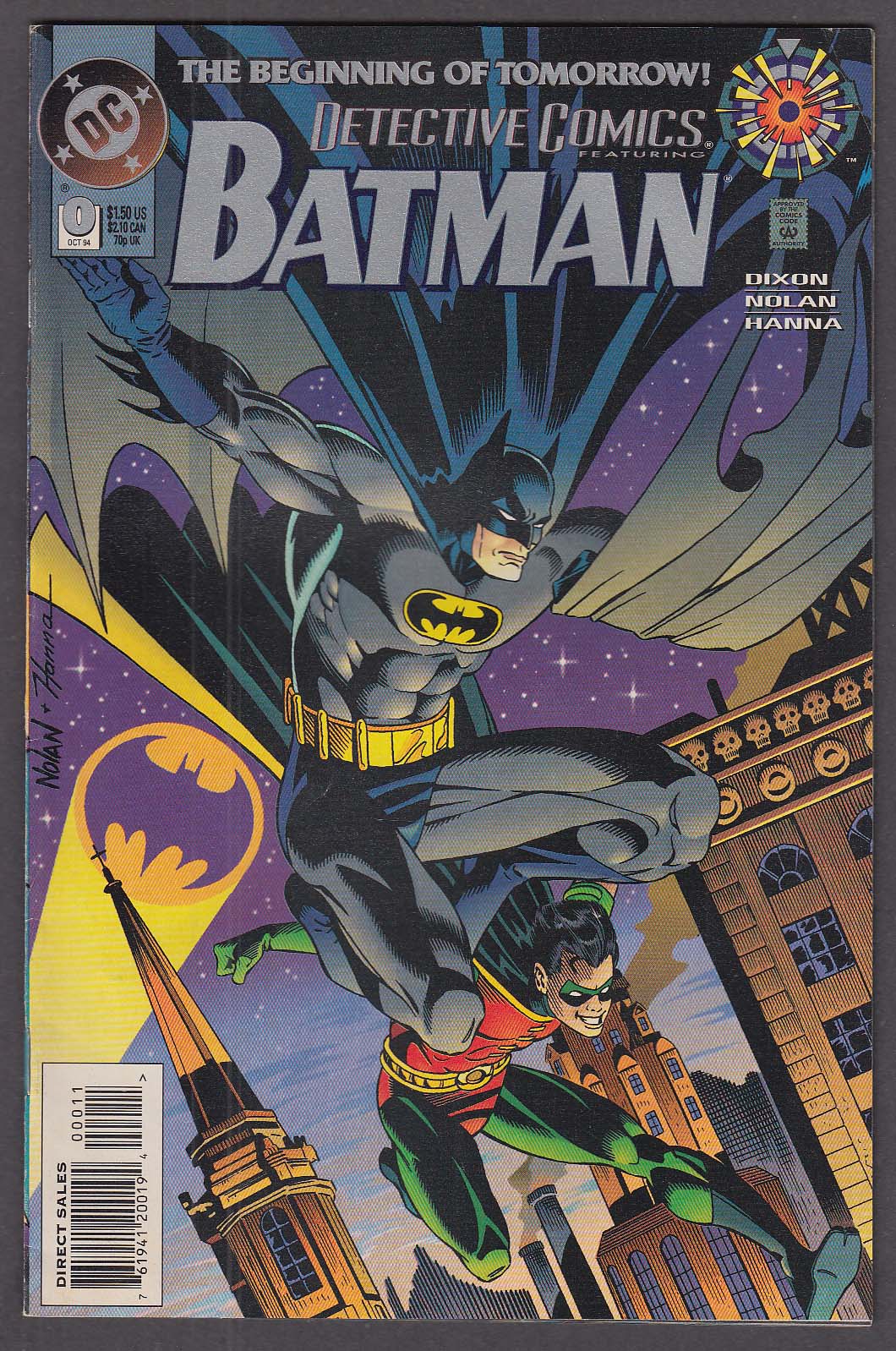 Detective Comics 0 Batman Dc Comic Book 10 1994