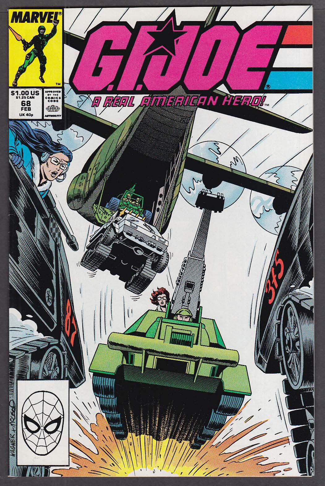 Gi Joe 68 Marvel Comic Book 2 1988 8610