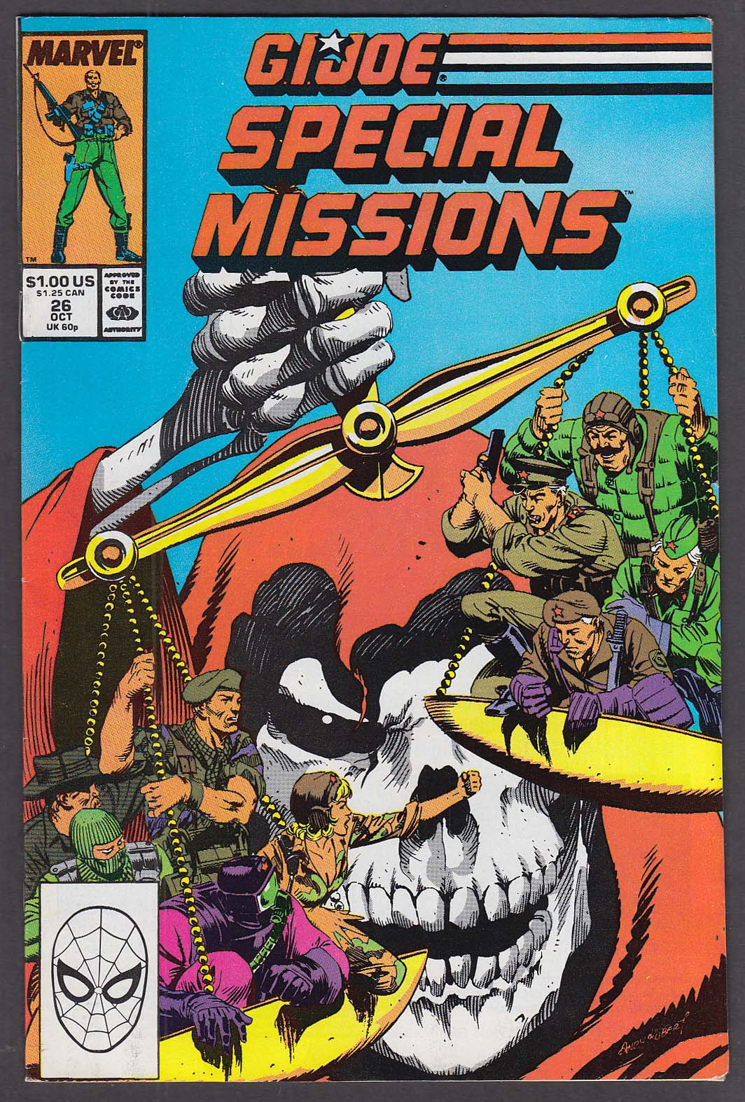 GI JOE SPECIAL MISSIONS #26 Marvel Comic Book 10 1989