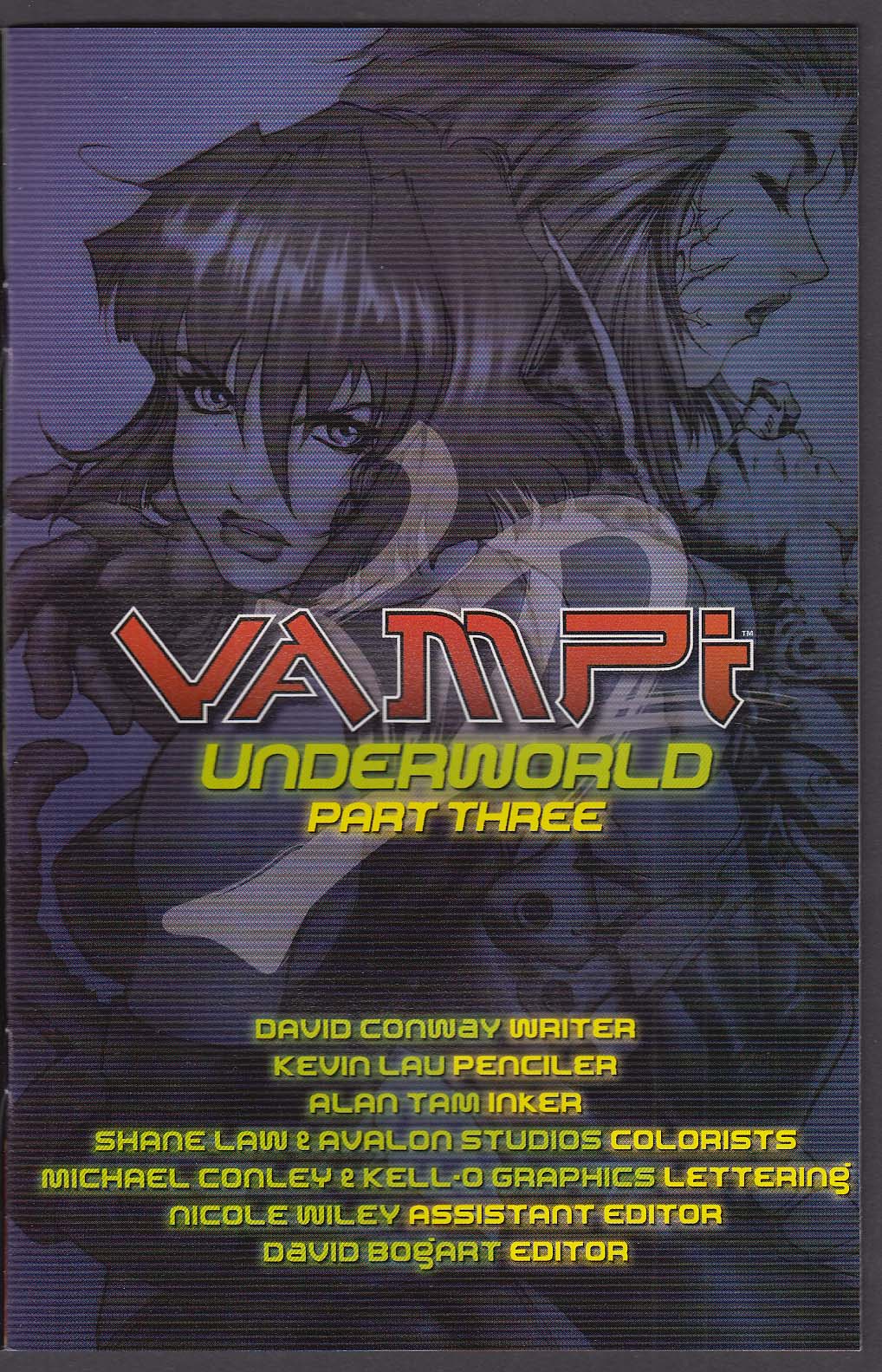 Vampi 9 Harris Comic Book 5 2001 Underworld Part 3