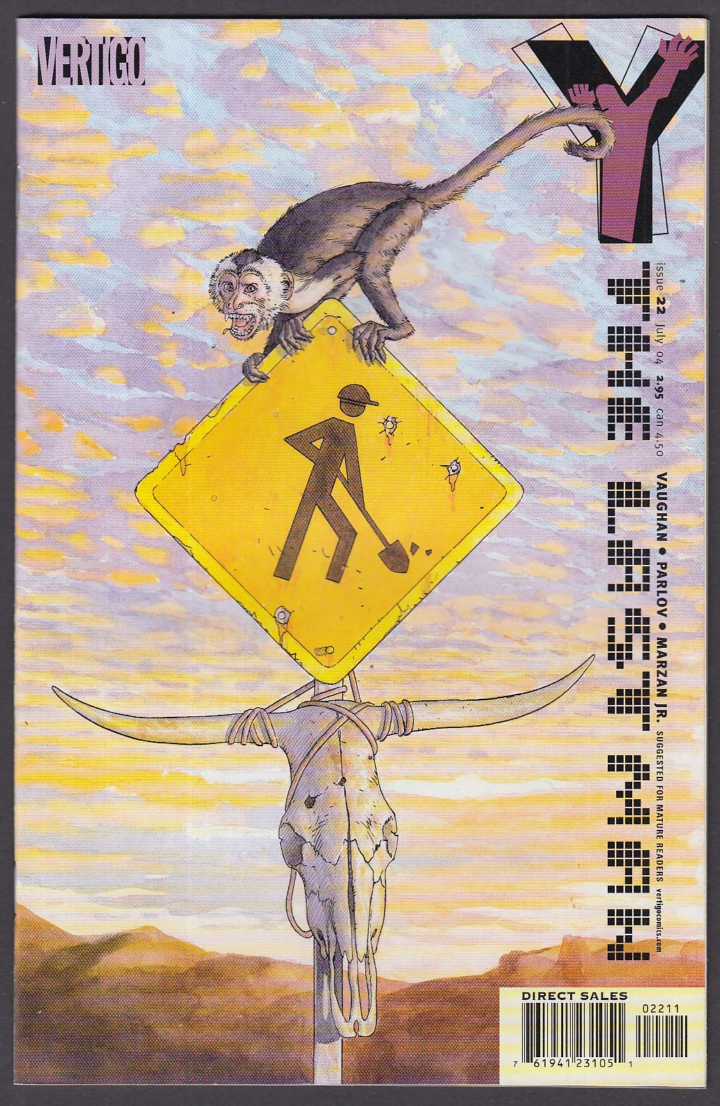 Y The Last Man 22 DC Vertigo Comic Book 7 2004