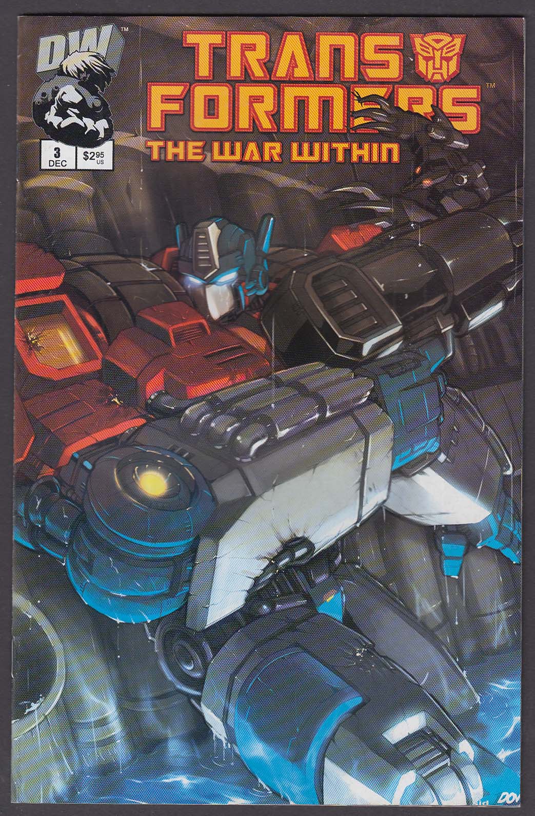 TRANSFORMERS The War Within 3 Vol 1 DW comic book 12 2002 1st printing