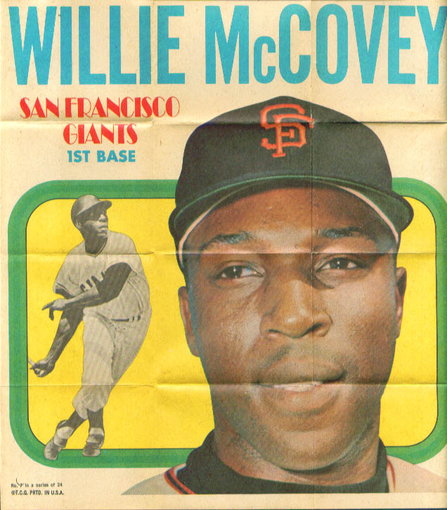 Willie Mccovey Topps Poster