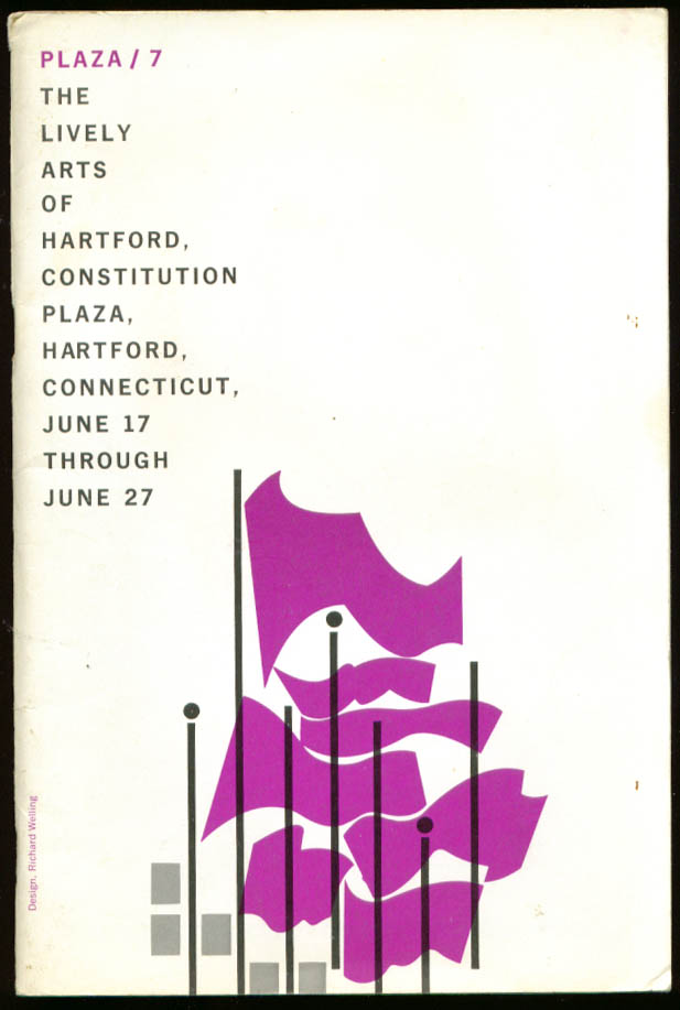 Constitution Plaza Lively Arts Program 1965 Hartford CT