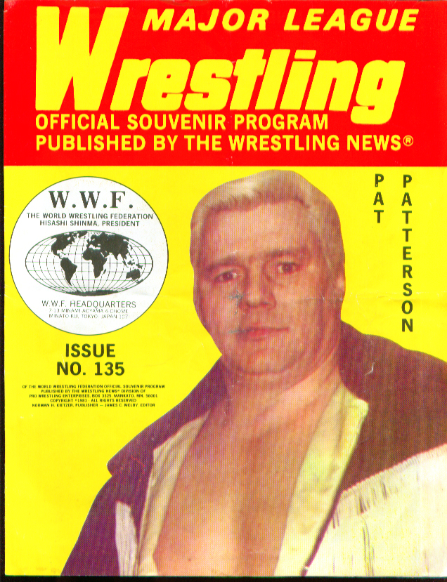 Wrestling Program #135 Pat Patterson Backlund Andre The Giant Wwf 1981