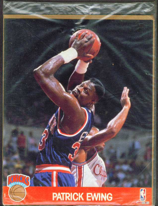 New York Knicks Patrick Ewing NBA Action Photo