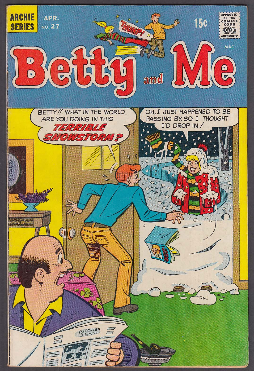 Betty And Me 27 Archie Series Comic Book 4 1970