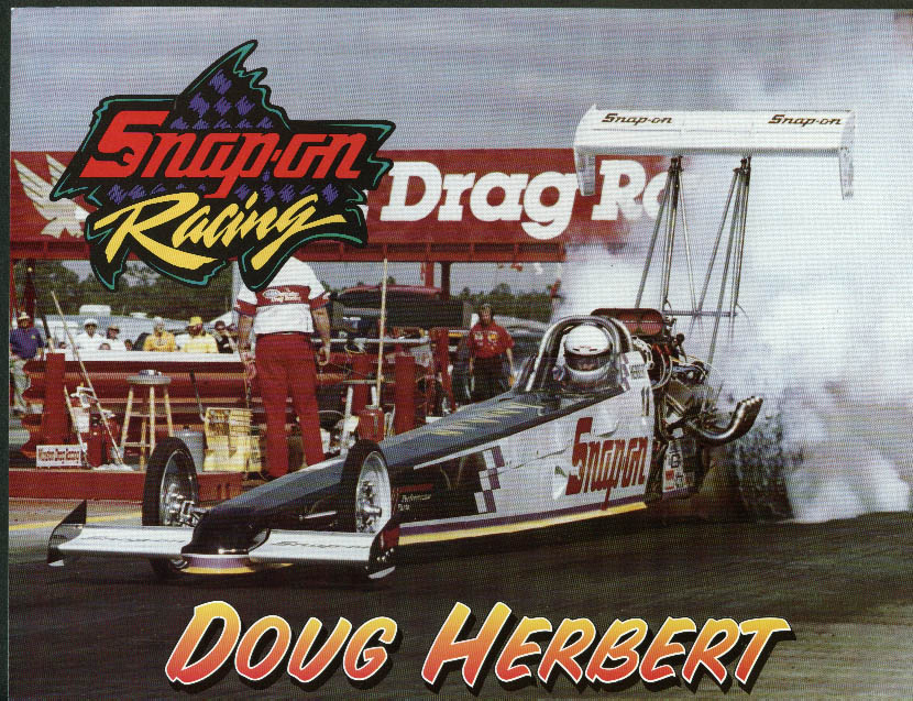Doug Herbert Snap-on Racing Top Fuel Dragster NHRA print 1995