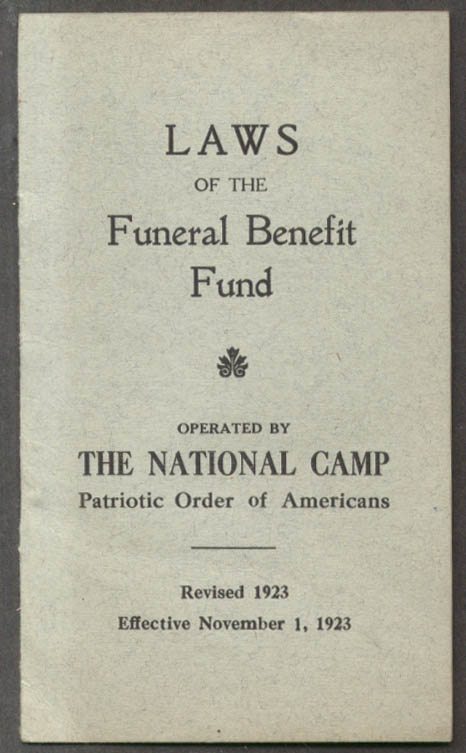 national-camp-patriotic-order-of-americans-funeral-benefit-fund-laws-1923