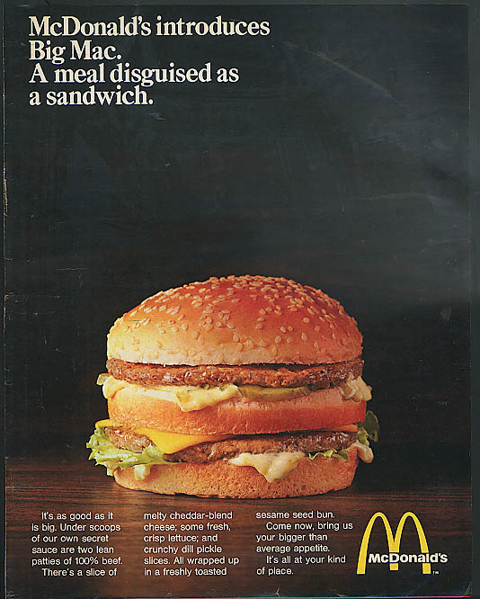 Big Mac Advertisement