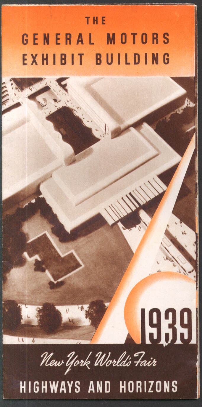 General Motors Exhibit Building New York World's Fair folder 1939