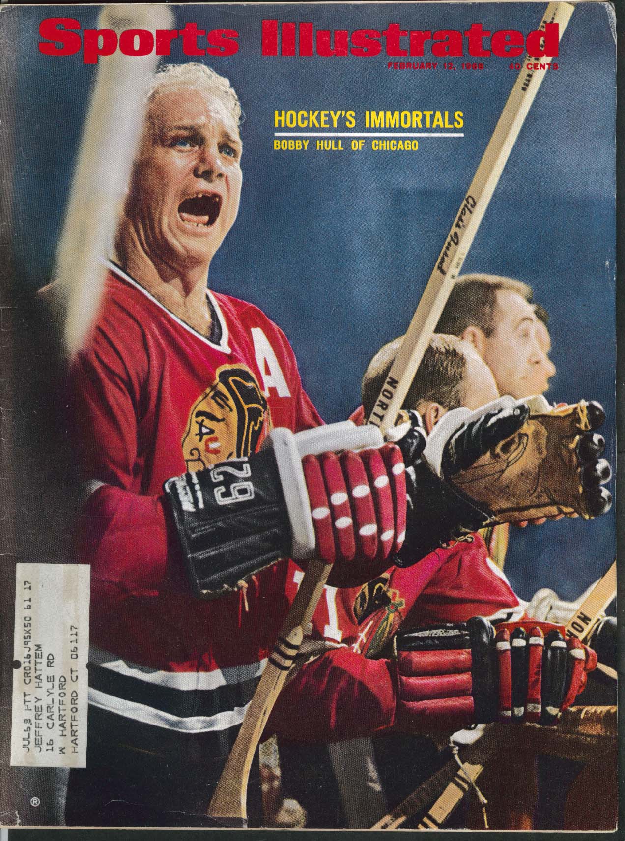 Sports Illustrated Bobby Hull Thad Spencer Sempe Cartoons Bob Hope 2 12 