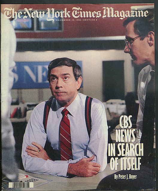 New York Times Magazine Dan Rather And Cbs Refusenik Danilov 12 28 1986