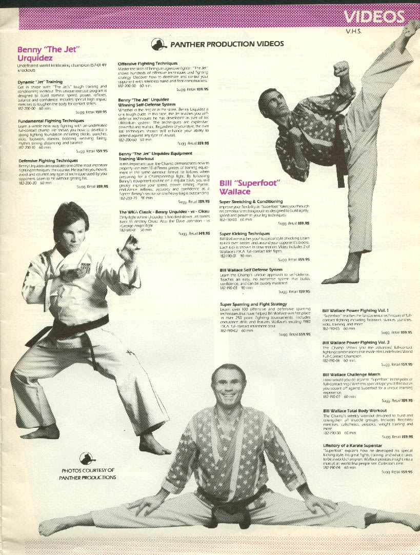 Century Martial Art Supply Retail Book & Video Supplement 1990