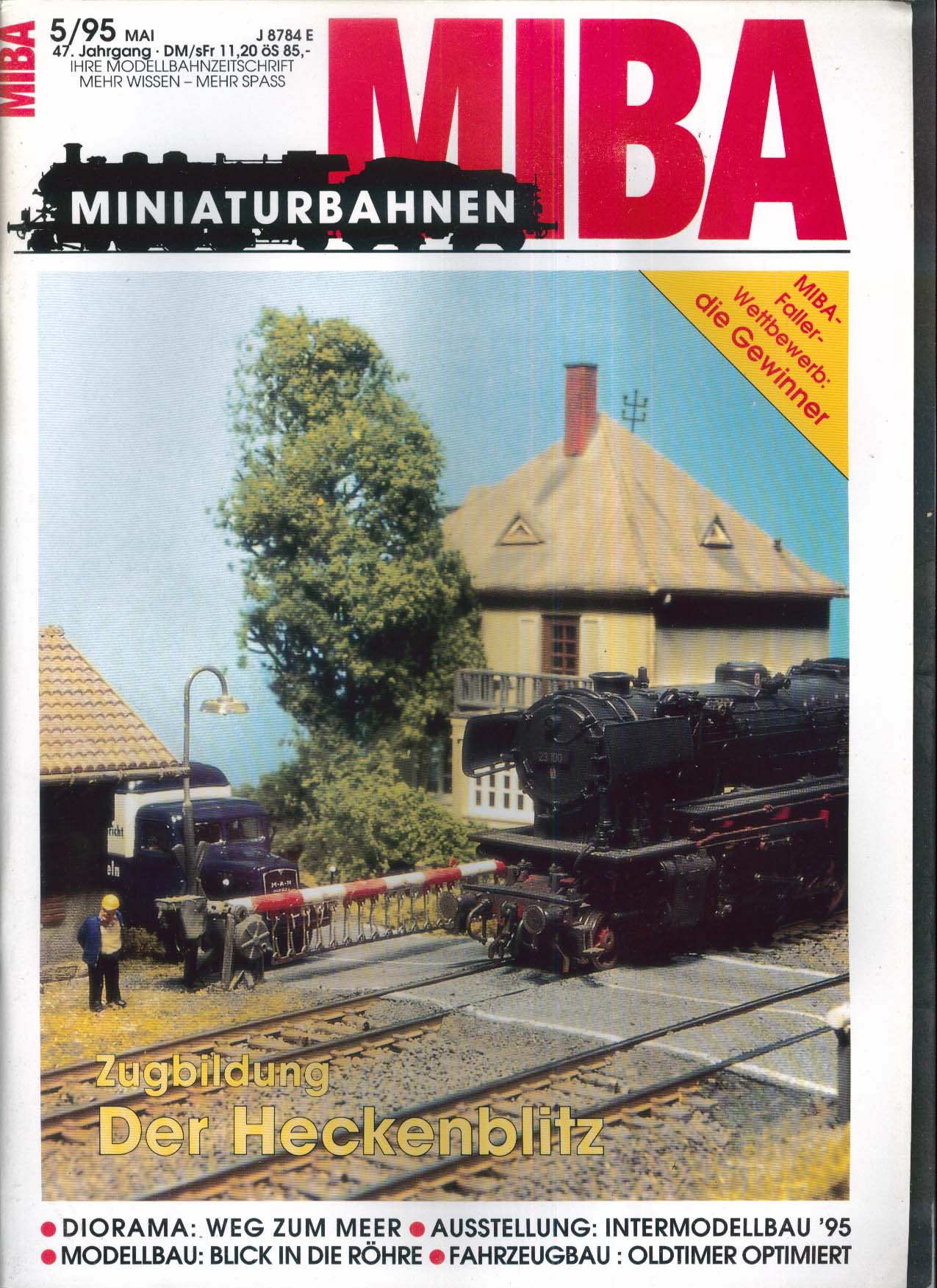 MIBAMiniaturbahnen Germanlanguage model train magazine Heckenblitz 5 1995