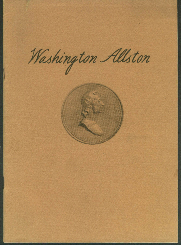 Washington Allston 1779-1843 Art Exhibition Catalog 1947