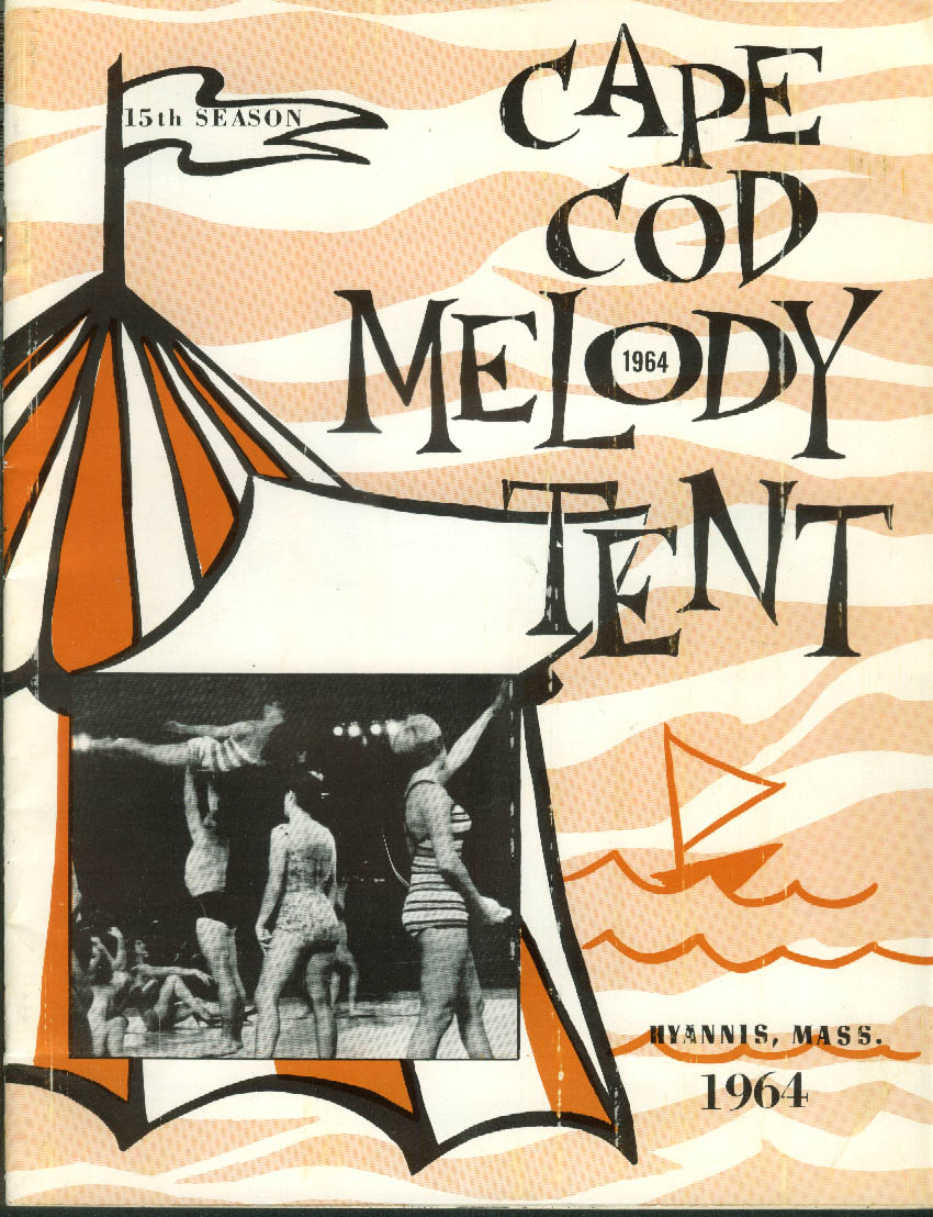 Cape Cod Melody Tent Season of 1964 brochure Hyannis MA