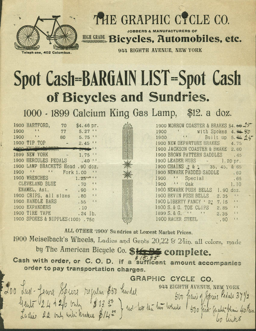 Spot discount cycle price