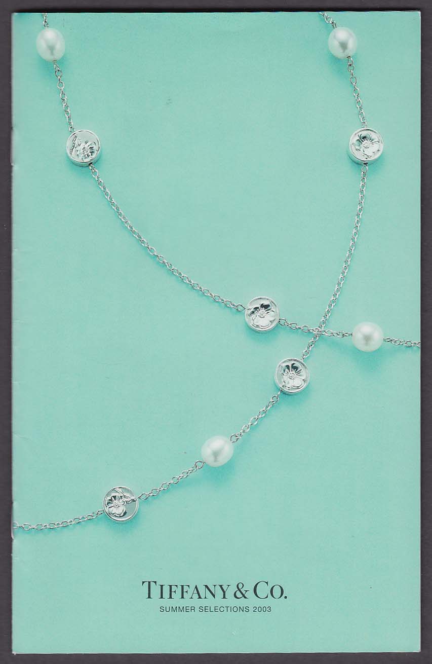 Tiffany & Co Summer Selections 2003 catalog