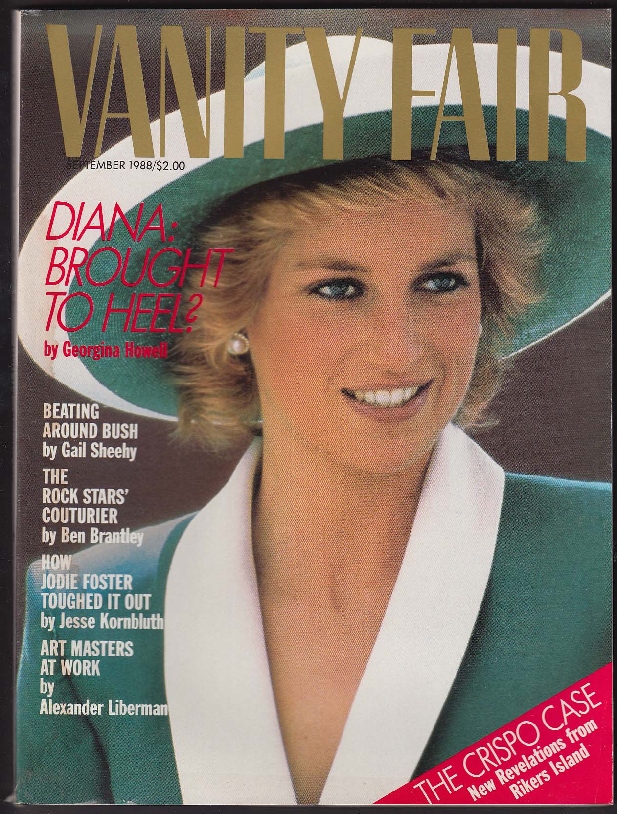 Vanity Fair Princess Diana Jodie Foster 9 1988