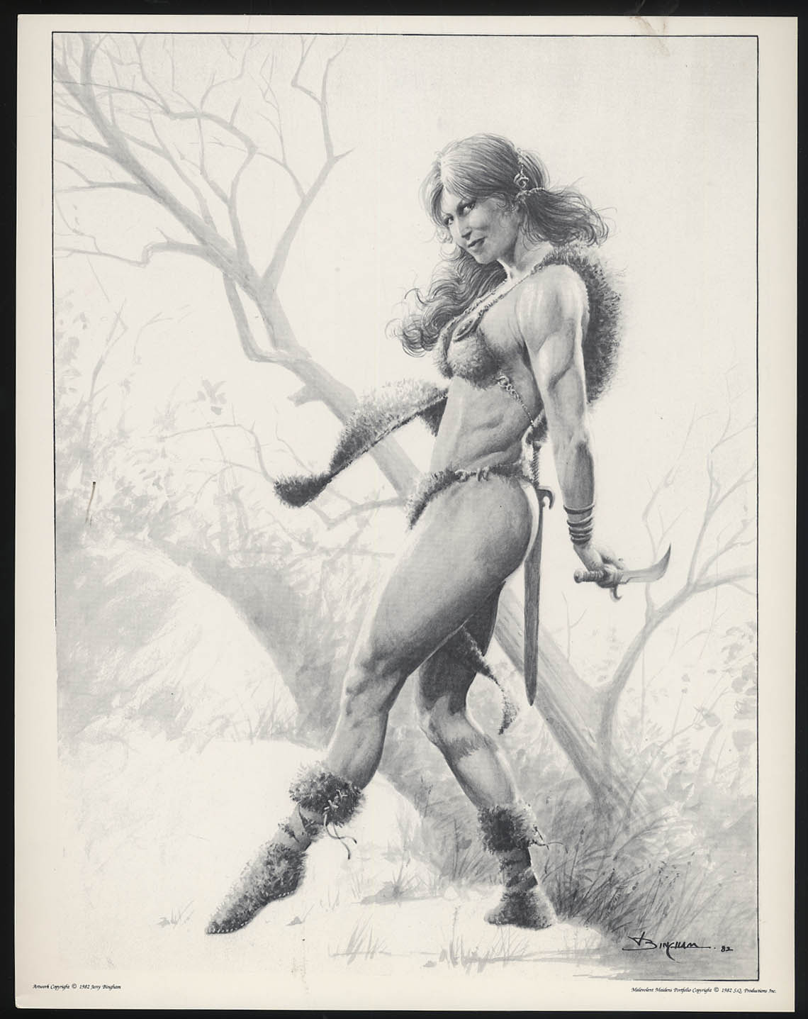 Nude Amazon Women Drawings