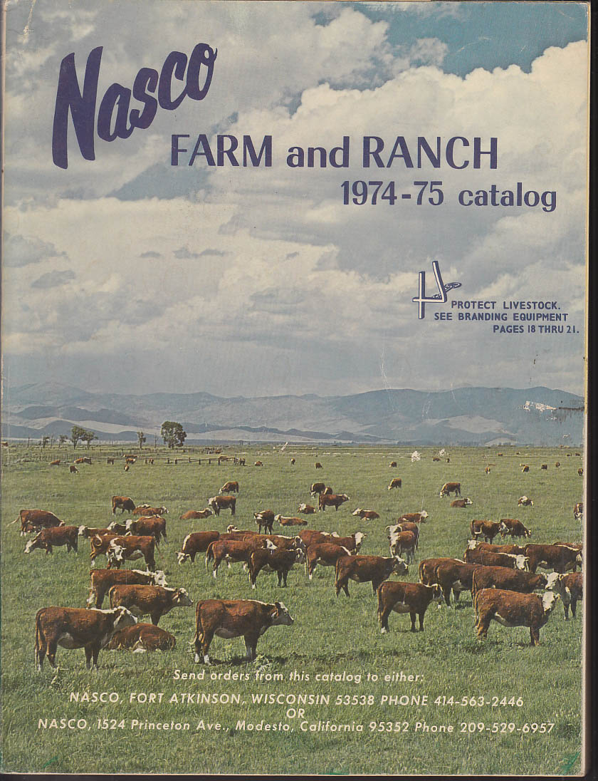 Nasco Farm & Ranch Catalog 19741975 tack trophies transits tools etc