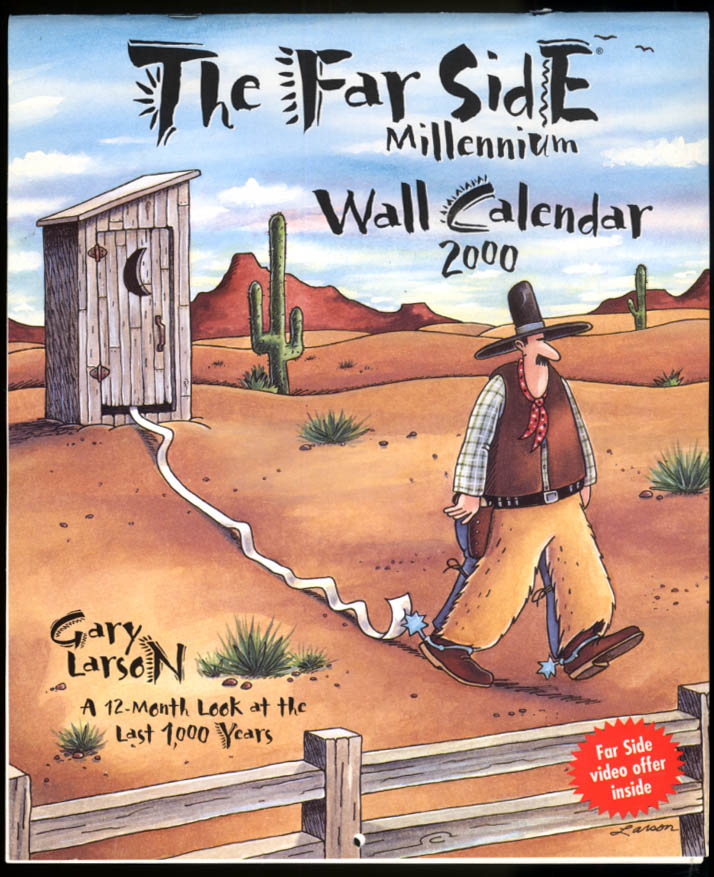 Gary Larson The Far Side Millenium Wall Calendar 2000