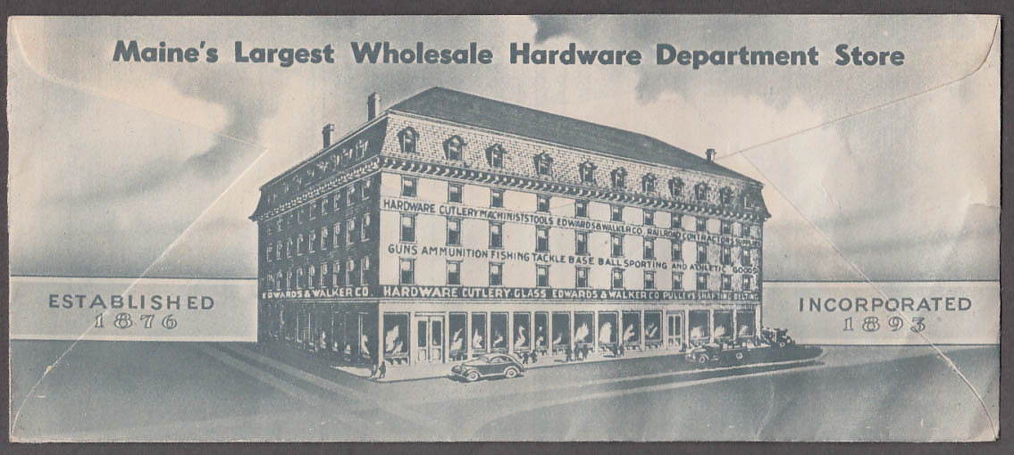 Edwards & Walker Hardware Department Store pictorial envelope 1951