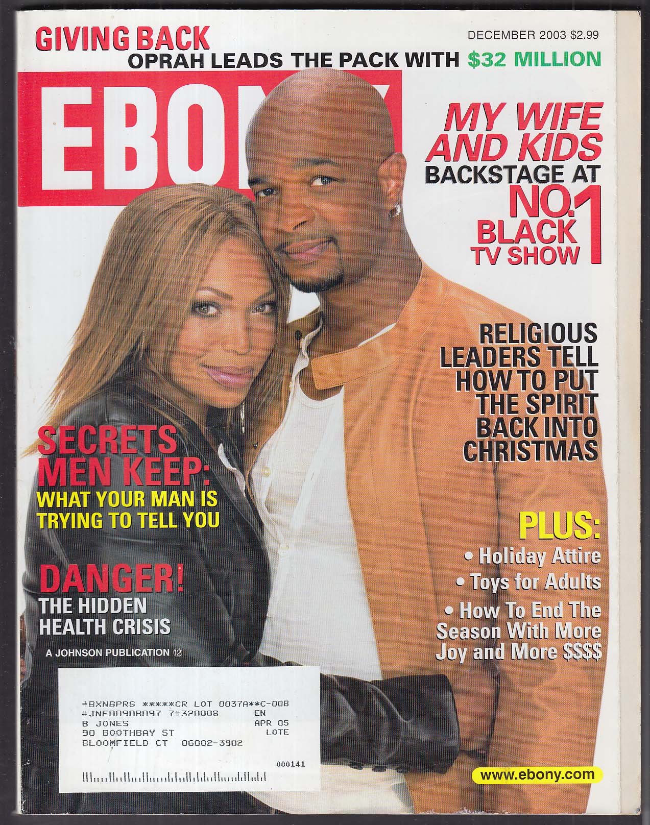 Ebony Damon Wayans Tisha Campbell-martin Oprah Winfrey + 12 2003