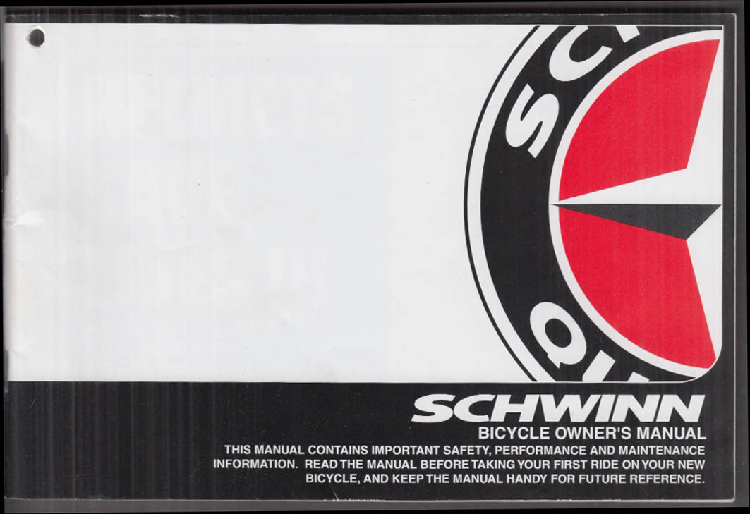 Schwinn Pacific Cycle Bicycle Owner s Manual 2007