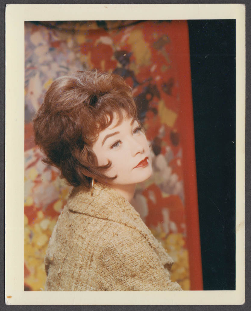 Actress Shirley MAcLAine fan club color snapshot 1960s