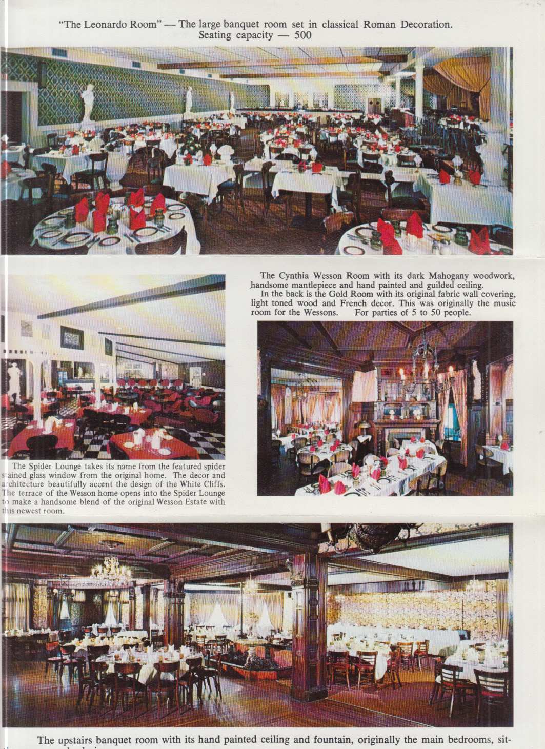 Tomaiolo's White Cliffs Restaurant Folder Northboro Ma 1960s