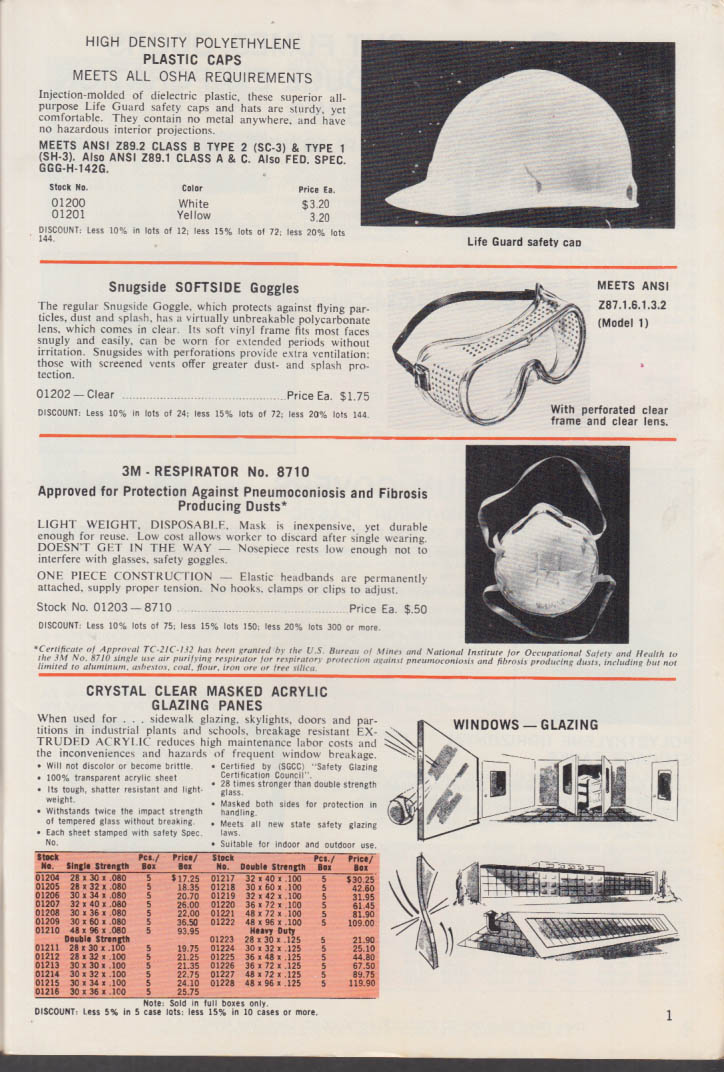 United States Plastic Corp Industrial Plastics Catalog 1973 Lima OH