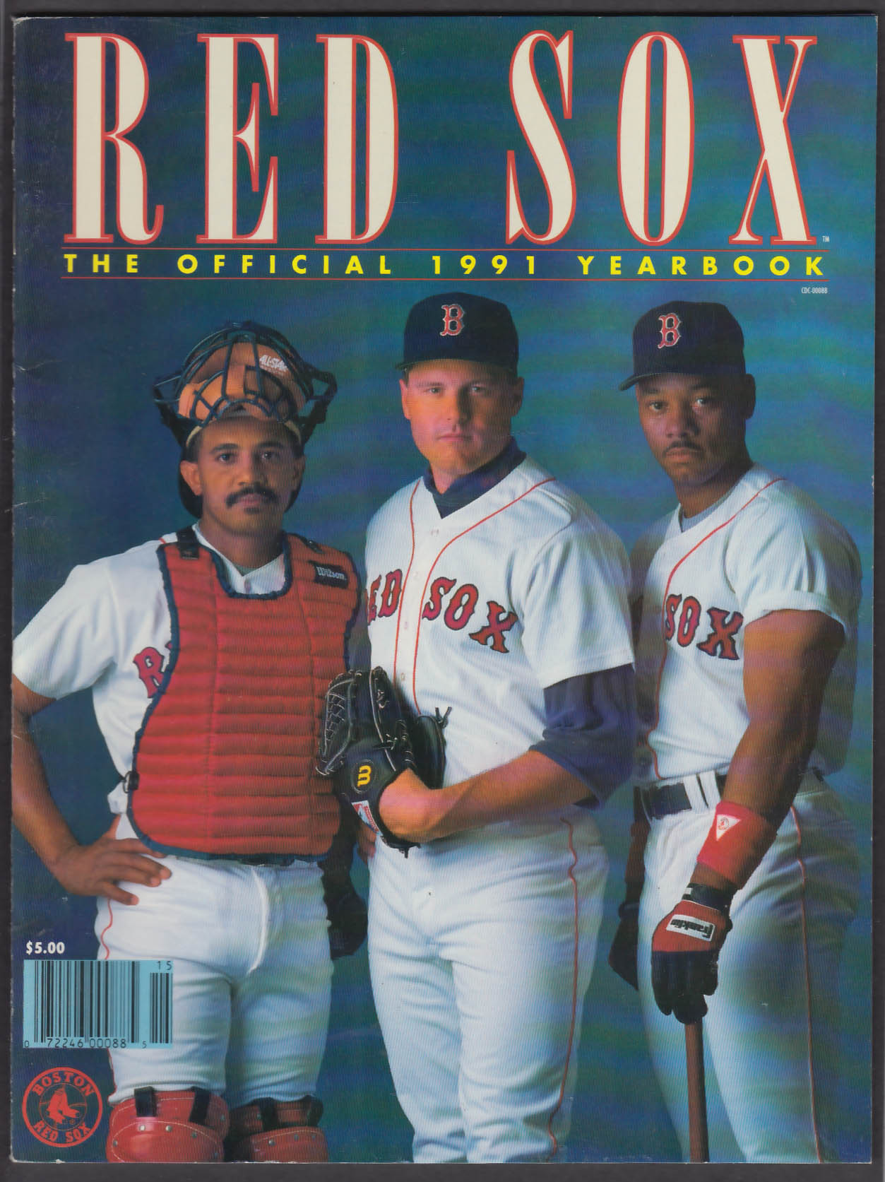 Boston Red Sox The Official 1991 Yearbook