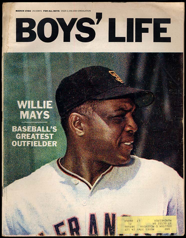 Boys Life 3 1966 Sf Giants Willie Mays; Joshua Slocum; Mountaineering