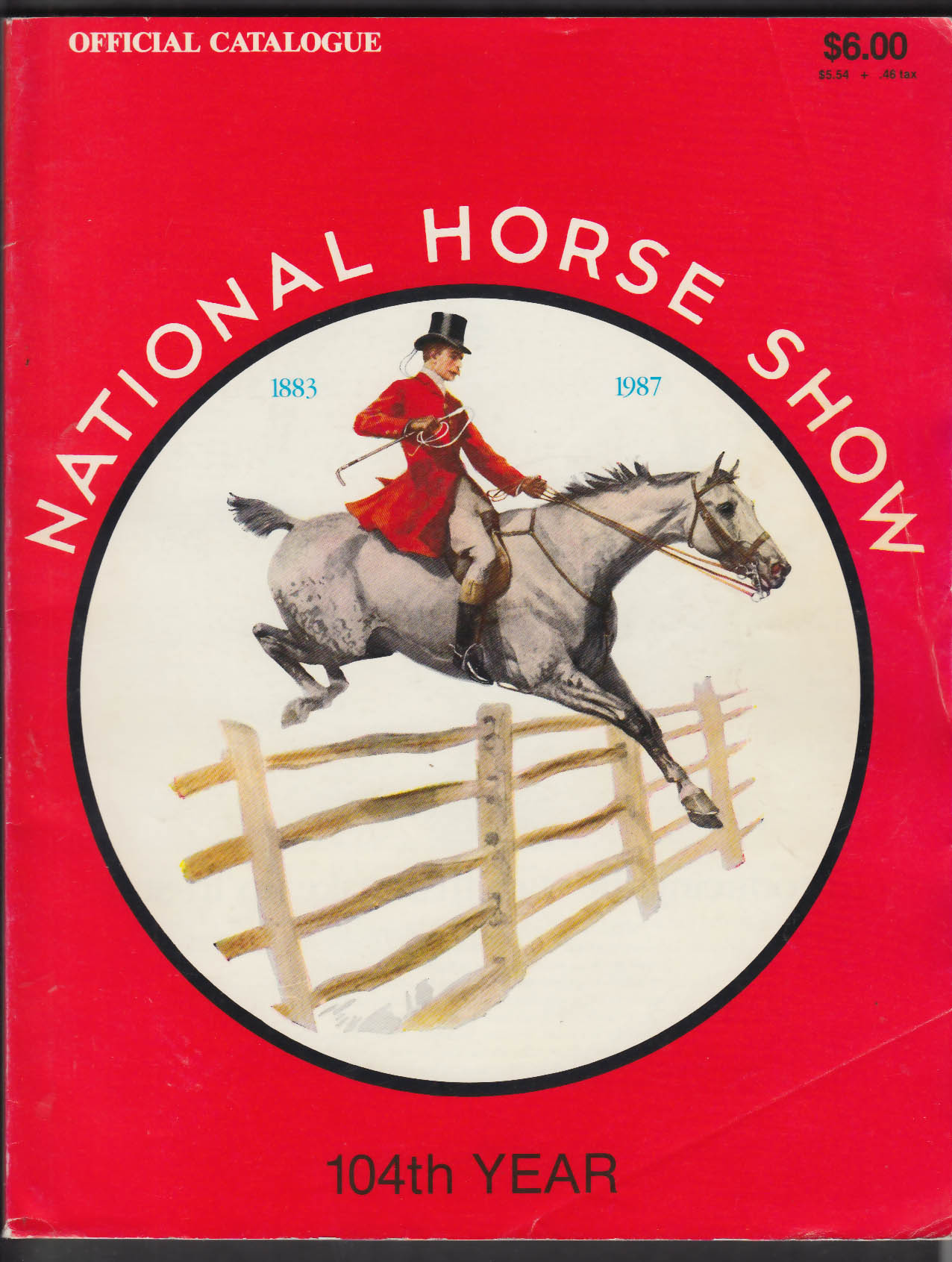 National Horse Show 1987 Official Catalogue Madison Square Garden