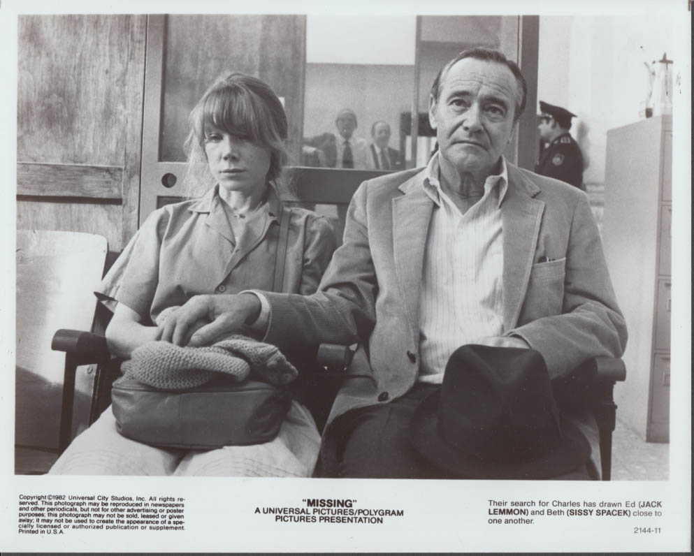 Sissy Spacek Jack Lemmon Await Word In Missing X Still